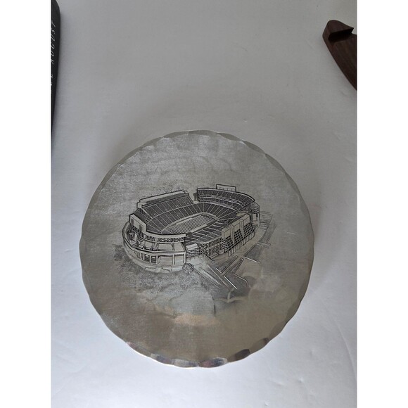 Penn State Nittany Lion Stadium Wendell August Forge Collector's Plate Display - Picture 7 of 12